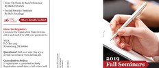 NSIA 2019 Fall Seminar Brochure (Outside)
